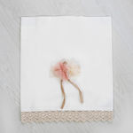 Bellissimo Baptism Towel Set Λευκό