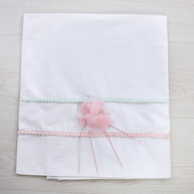 Bellissimo Baptism Towel Set Λευκό