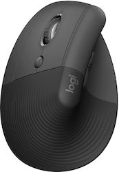 Logitech Lift Wireless Ergonomic Vertical Mouse Left-Handed Black