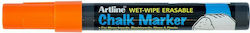Artline EPW-4 Marker Orange Tafel Flüssige Krei...