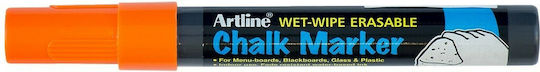 Artline EPW-4 Маркер Оранжев Черна дъска Liquid Chalk за Стъкло 4.0mm