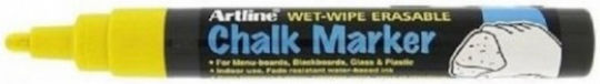 Artline EPW-4 Marker Yellow Blackboard Liquid Chalk for Glass 4.0mm