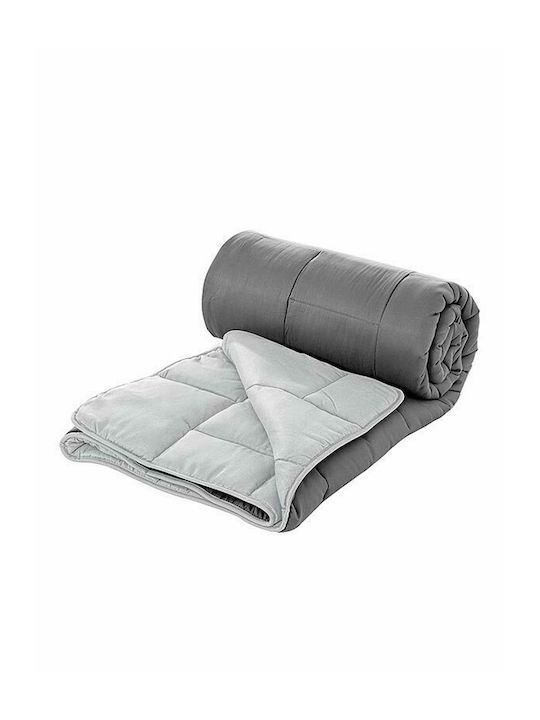Sunshine Micro Coverlet Single Grey 160x220cm