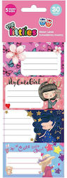 Luna Notebook Labels 100pcs