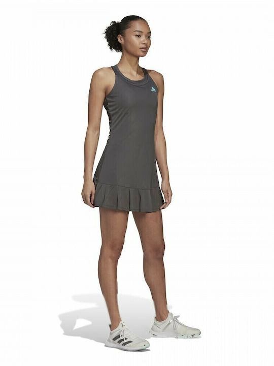 adidas Dress HF7144 Γυναικείο Φόρεμα Grey Six
