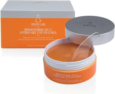 Youth Lab. Brightening Vit-C Hydra Gel Μάσκα Ματιών για Ενυδάτωση 60τμχ