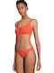 Set Bikini mit Abnehmbarer Verstärkung Orange
