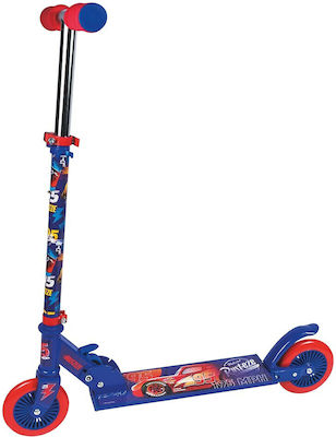 AS Kinderroller Klappbar Cars 2-Rad für 5+ Jahre Blau