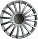 Simoni Racing Σετ Τάσια Αυτοκινήτου Grand Prix 4τμχ 14" Ασημί