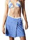 Blu4u Women's Skirt Beachwear in Blue color