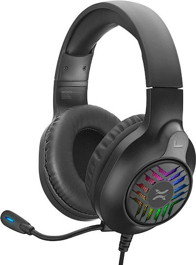 Noxo Skyhorn Over Ear Gaming Headset με σύνδεση 2x3.5mm / USB