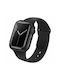 Uniq Legion Plastic Case with Glass in Black color for Apple Watch 41mm