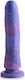 XR Magic Stick Silicone Dildo With Glitter Реалистично дилдо Със смукателна чашка Лилаво 20см