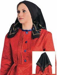 Stamco Women's Traditional Costume Headscarf Black