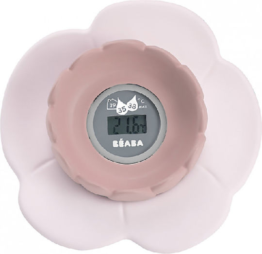 Beaba Digital Termometru de baie Lotus 10°C până la 40°C Roz