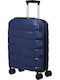 American Tourister Air Move Spinner Cabin Travel Suitcase Hard Blue with 4 Wheels Height 55cm 139254-1552