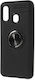 Forcell Ring Back Cover Σιλικόνης Μαύρο (Huawei P Smart Z)