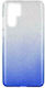 Forcell Shining Back Cover Silicone Clear/Blue (Huawei P30 Pro)