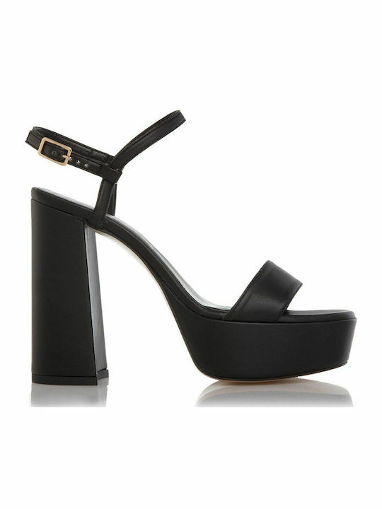 Sante Leder Sandalen Schwarz