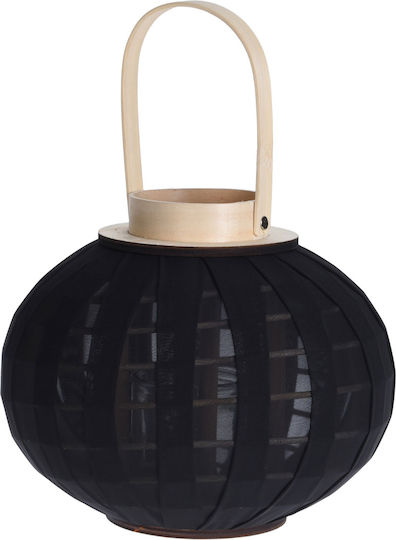 Koopman Tabletop Wooden Lantern Black 25x25x21cm