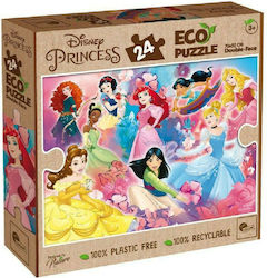 Παιδικό Puzzle Eco Πριγκίπισσες Disney 24pcs για 3+ Ετών Lisciani Giochi