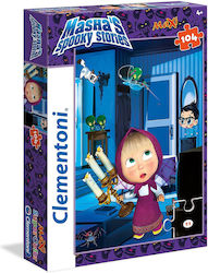 Kinderpuzzle Masha's Spooky Stories für 4++ Jahre 104pcs Clementoni