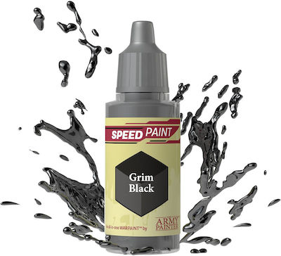 The Army Painter Speedpaint Model Making Paint Grim Black 18ml WP2001