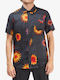 Sundays Short-sleeved Cotton Shirt Floral Multicolour