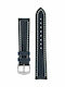 Hirsch Heavy Calf Curea din piele Albastru marin 24mm