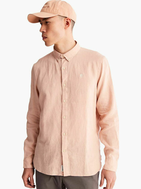 Timberland Mill River Long-sleeved Linen Shirt ...