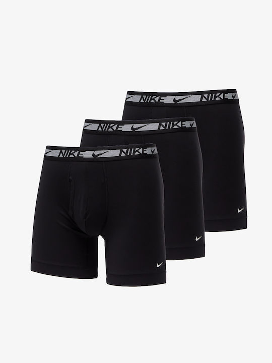 Nike Ανδρικά Μποξεράκια Μαύρα 3Pack