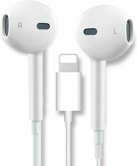 Yesido YH-28 În ureche Handsfree cu două căști cu mufă Lightning White