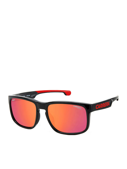 Carrera Unisex Sunglasses with Black Horn-Rimme...