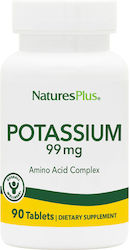 Nature's Plus Overall Wellness Potassium 99mg 90 ταμπλέτες