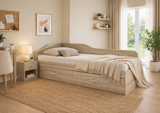 1212023 Single for Mattress 90x200cm Sonoma 1212023 Single for Mattress 90x200cm Sonoma