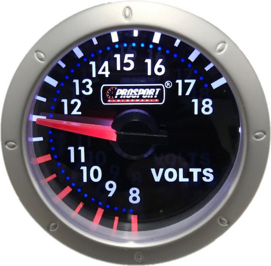 Prosport Diamond Series Αναλογικό Βολτόμετρο Αυτοκινήτου 52mm
