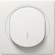 Aling Conel ERW-EON- Recessed Wall Switch Lighting One-Way with Frame White