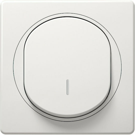 Aling Conel ERW-EON- Recessed Wall Switch Lighting One-Way with Frame White