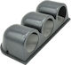 1460 Car Dashboard Triple Instrument Mount Carbon Type