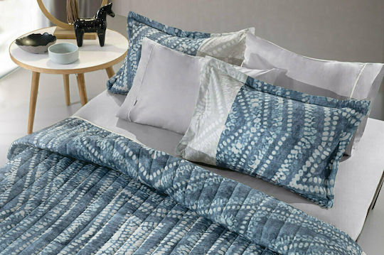 Guy Laroche Motion Σετ Μαξιλαροθήκες Oxford Blue 50x70εκ.