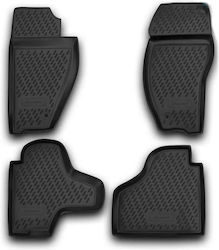 Novline Σετ Μπροστινά και Πίσω 4τμχ για Jeep Cherokee 2007-2012 Μαύρα Novline Σετ Μπροστινά και Πίσω 4τμχ για Jeep Cherokee 2007-2012 Μαύρα