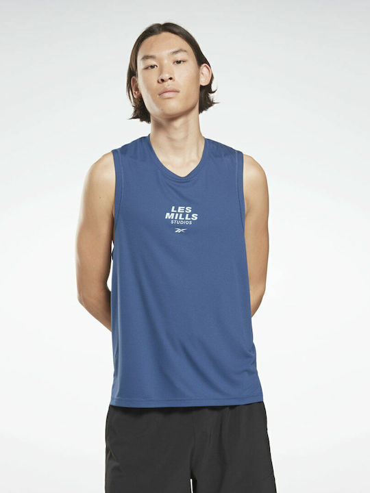 Les Millsâ Short Sleeve Athletic Blouse Batik Blue