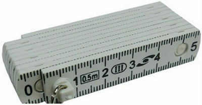 06024 Plastic Folding Ruler 1m