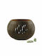 Synchronia Decorative Bowl Wooden Brown 13x13x10cm
