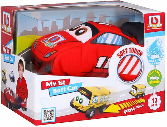 Bburago Vehicle My 1st Soft Car Race Car made of Fabric for 12++ Months