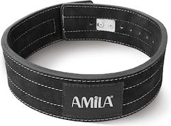 AMILA Power Lifting Leather Weightlifting Belt Small