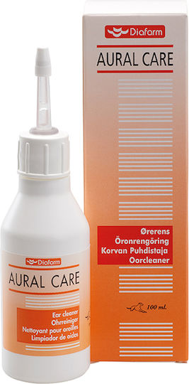 Diafarm Aural Care Dog Ear Cleansing Liquid 100ml