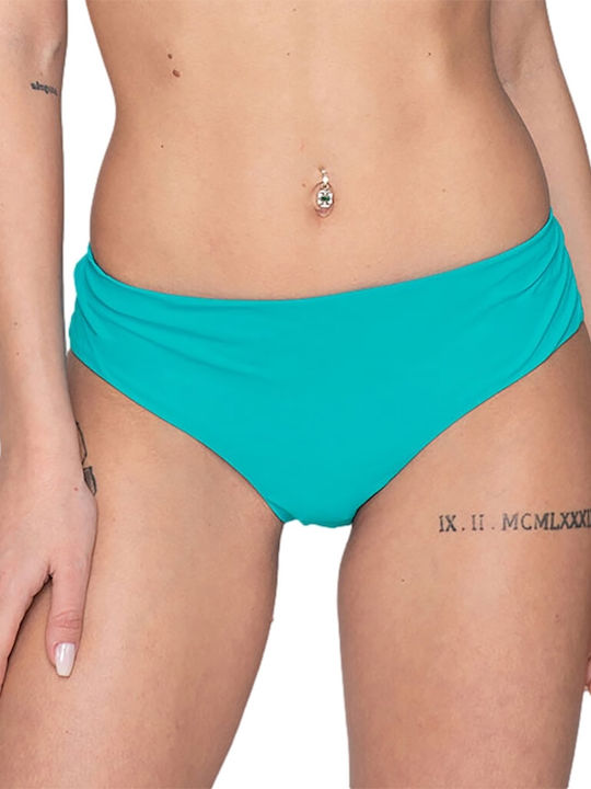 Luna Bikini Slip Τιρκουάζ