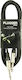 Plugger Easy Kabel 6,3mm Stecker - 6,3mm Stecker 3m Schwarz (PLUCABSJMM3M00EAS)