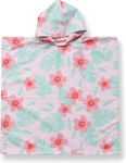 Nef-Nef Homeware Tropical Girl Kids Beach Poncho Pink 60 x 60cm